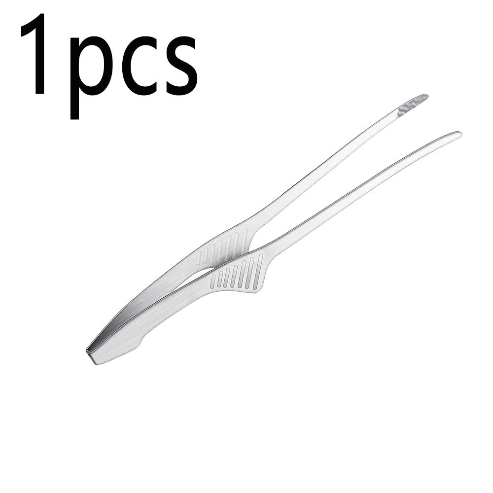 

1/2pcs Stainless Steel Food Pliers Picnic Anti Tongs Used For Barbecue Salad Tongs Buffet Dinner Steak Tong Kitchen Cooking Tool