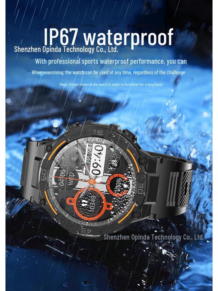 HW50 Waterproof Smartwatch: 1.52'' LED, Heart Rate & Blood Pressure Monitor, Bluetooth Calling