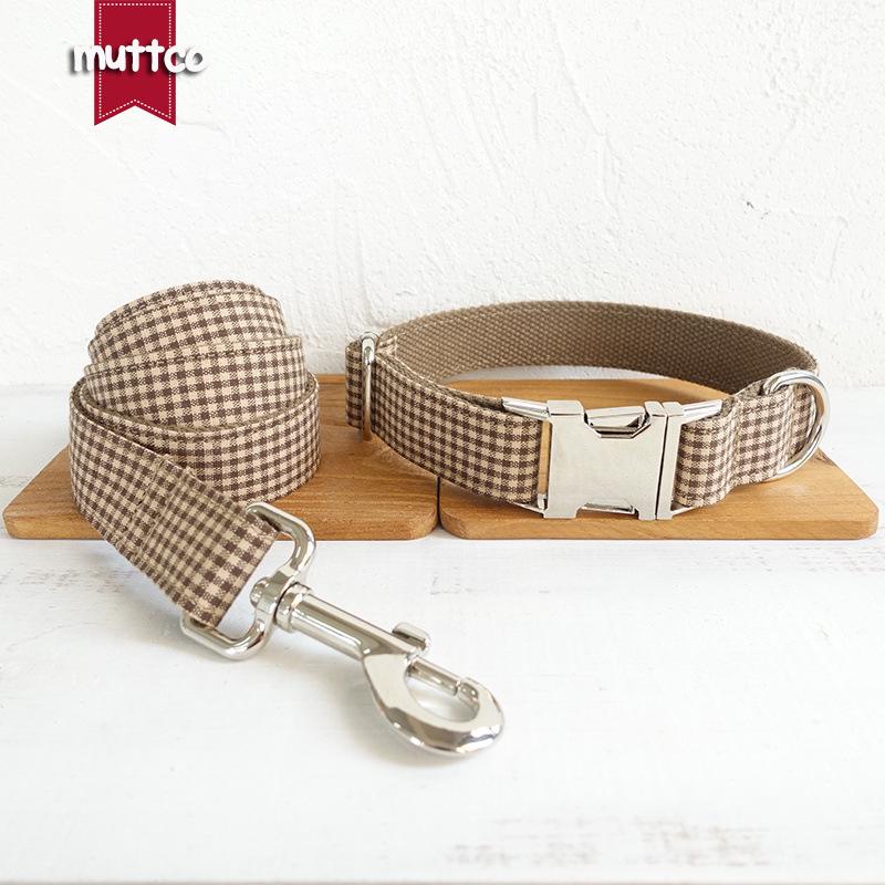 Teddy Golden Retriever Dog Collar & Leash Set, Tear-Resistant UDC-072 S