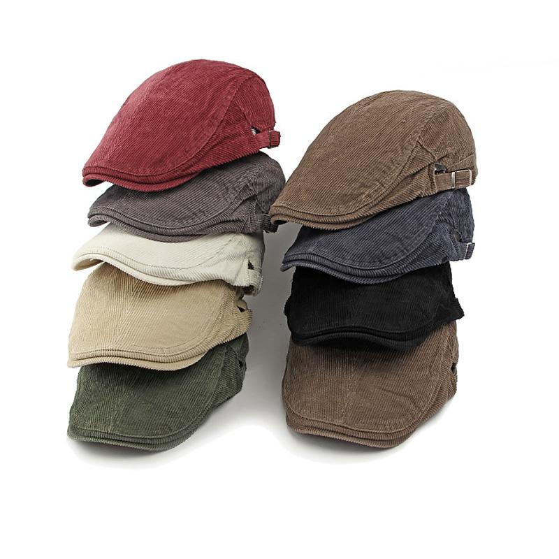 Men Beret Women Autumn Winter Cap British Retro Painter Cap Forward Cap