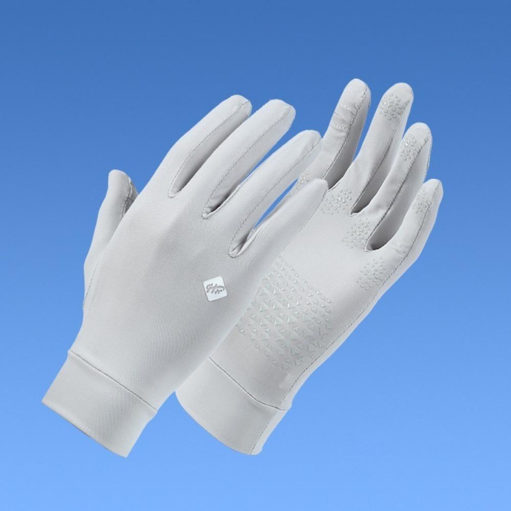 Anti-UV Sunscreen Gloves Touch Screen Riding Driving Gloves New Flip Finger Gloves  Summer