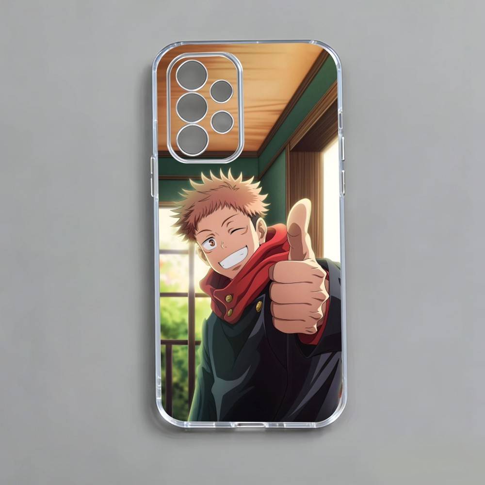 s-Sukuna a-Anime Ryomen   Phone Case For Samsung S25,S24,S21,S22,S23,S30,Ultra,S20,Plus,Fe,Note,10,9,5G Transparent Cover Samsung S23ULTRA5G