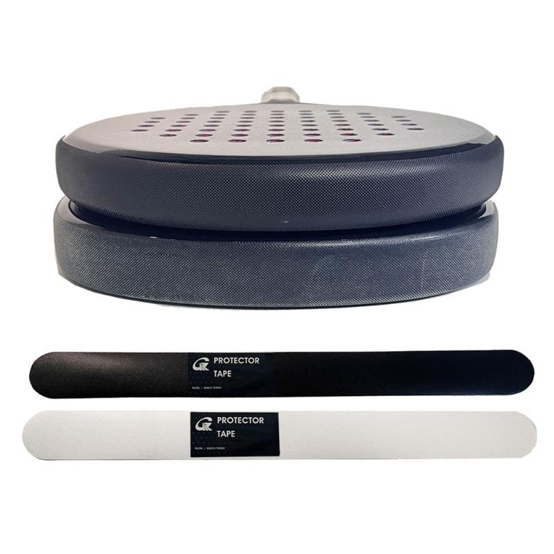 Padel Racquet Head Edge Guard Protections Tape Beaches Tennis Racket Paddleball Guard Racquet Head Edge Guard Tape