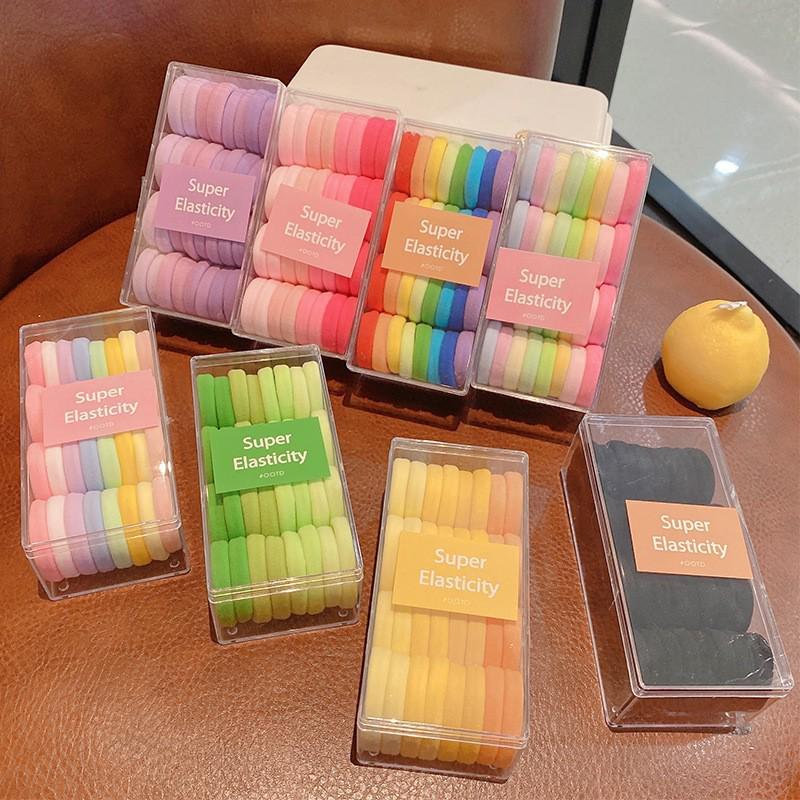 Korean Elastic Durable Seamless Hair Band Set for Women