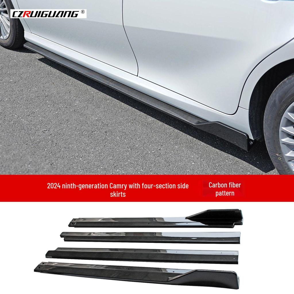 Side Skirts, Anti-Collision Bumpers, Splitter & Spoilers for 2024 Toyota Camry (9th Gen)