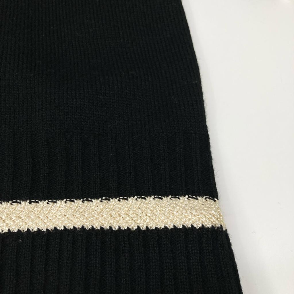 OLLEBOREBLA 329083 Pig Stone Bijou Patch Knit Dress *There Is No Size Notation. blackUsed