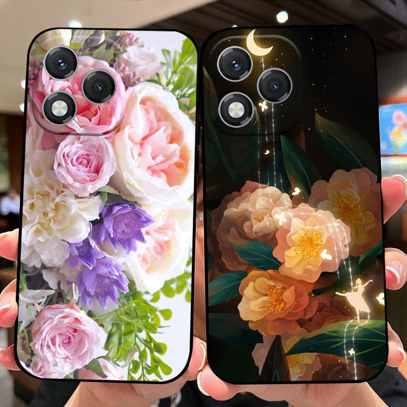 For Honor 400 Lite 5G Soft Phone Case ABR-NX1 Cartoon Printing Silicone TPU Back Coque Cover For Honor 200 Lite Protector Shells