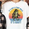It's Not A Pimp Walk It's Taste Funny Frog T-Shirt, Medical Humor Taste Awareness Shirt, Sarcastic Frog Meme Tee, Funny Dad Gift