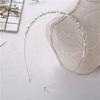 Accessoires Schmuck Damen Haarreif Kristall Strass Haarreif Hochzeitsparty Perlenwellen-Haarreif