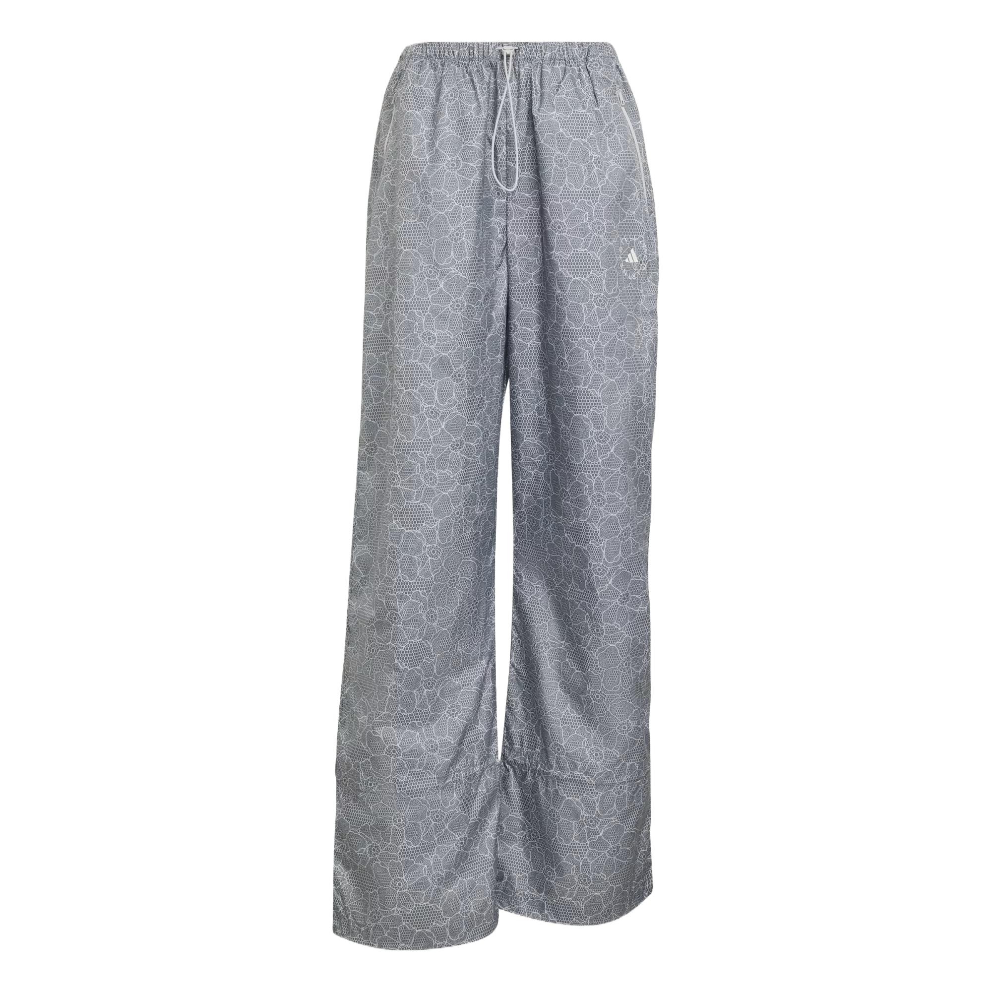 Adidas Stella McCartney Collaboration Lace-Up Mid-Rise Windproof Waterproof Knitted Sports Pants Women pants JZ0705 S