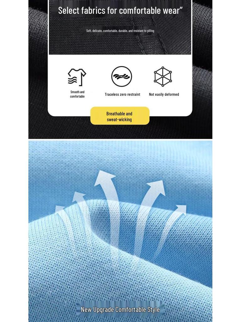 Men's Thick Warm Cotton Round Neck Hoodie - Autumn & Winter Long Sleeve Versatile Pullover.