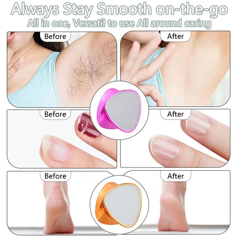 Double Sided Pedicure Tools Hair Removal Exfoliation Of Heel Foot Foot Plate File Foot Grinding Nano Glass Foot File