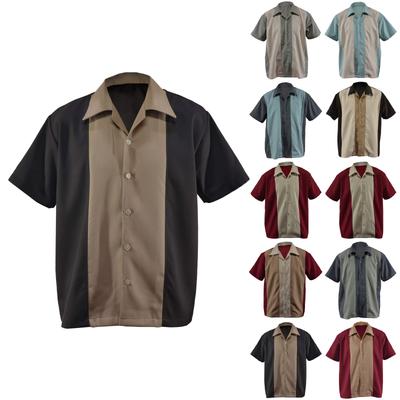 Hawaiian Shirt For Men, Men's Vintage Button Down Bowling Shirts Short Sleeve Summer Beach Shirt