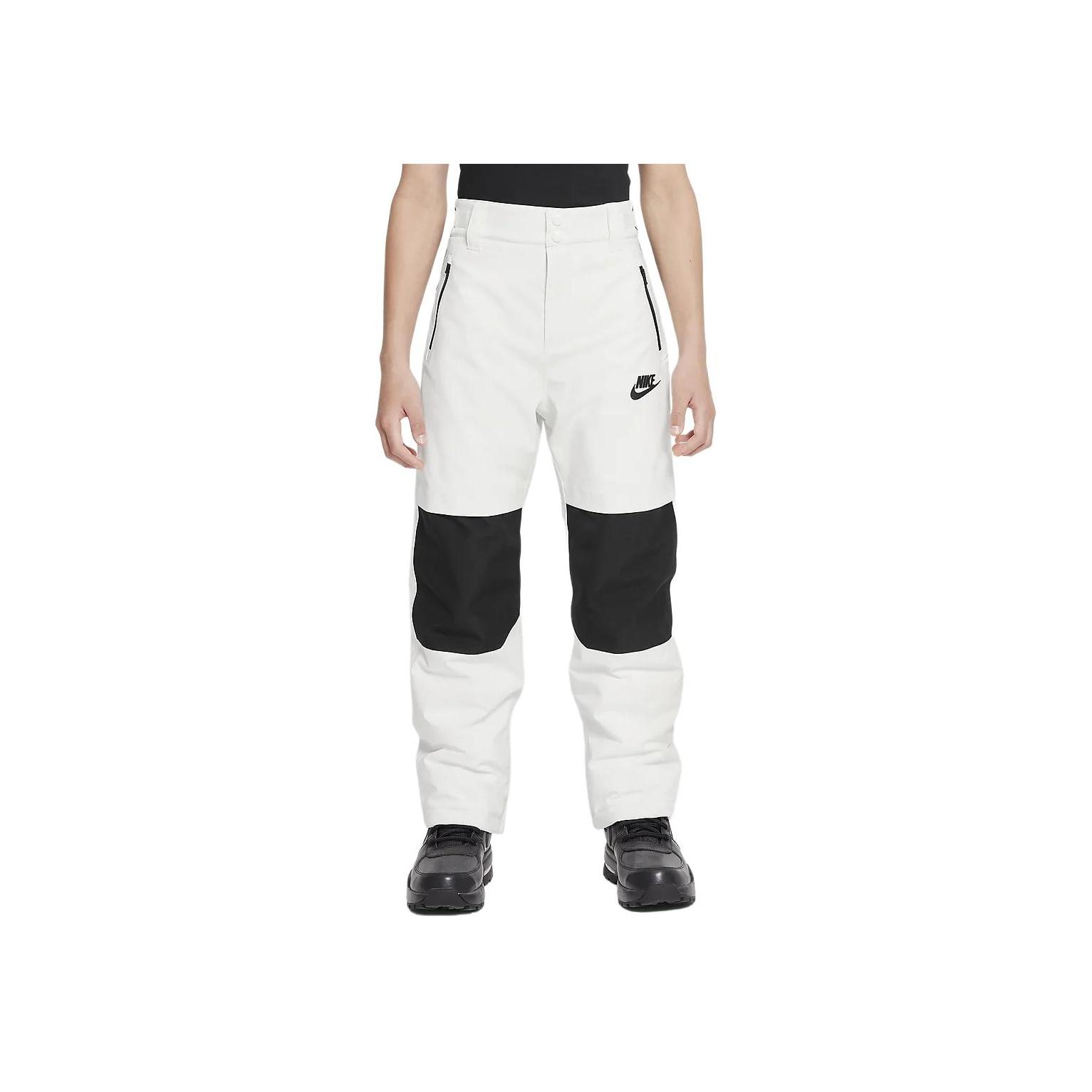 Nike Youth  Knitted Sports Pants Fashion Soft Warm Kids bottoms White HV1604-133 XL