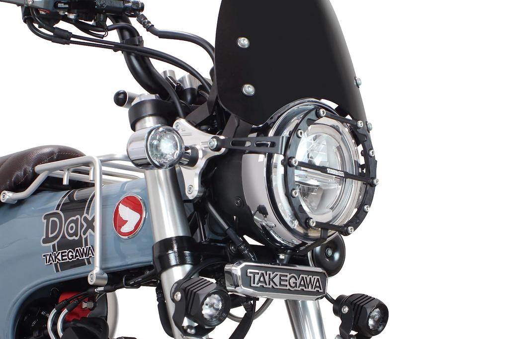 SP Takegawa Chránič světlometu (Billet/Černá) pro Monkey 125/Dax 125/CT125 09-09-0087