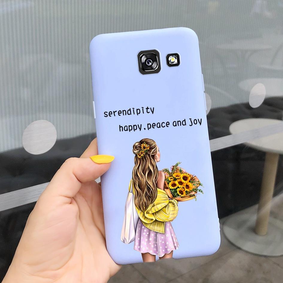 A5 2016 Case For Samsung Galaxy A5 2017 Cover A520 SM-A520F Popular Flower Shockproof Bumper For Samsung A5 2016 A510 Soft Funda