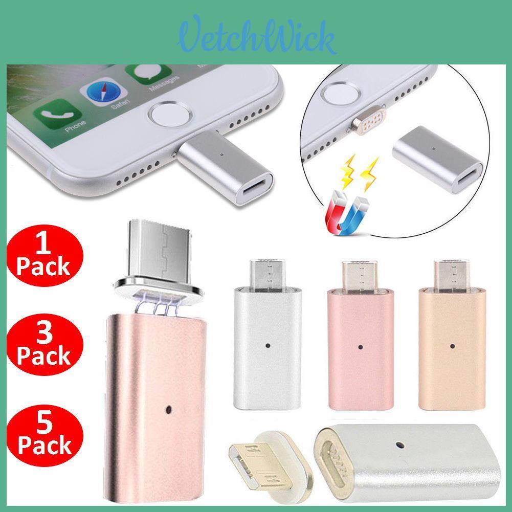 Charger Quick Magnetic Transfer Conventer Adapter For Iphone 5 Se 6 6s Plus 7
