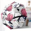 1pc Bird Print Automatic Open/close Folding Umbrella, Compact Portable Travel Umbrella, Perfect Birthday/Christmas, Cute Umbrella, Durable C