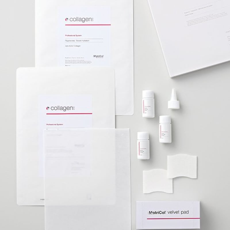 

[Matricol] Collagen One Classic Set (Classic 3 sheets + Power Release 25ml*3ea + Velvet Pad)