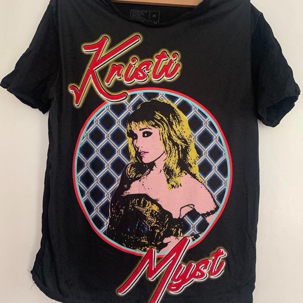 Kristi Myst black shirt Tour Short Sleeve Full Size S to 5XL NI132 FREE SHIPPING Unisex T-Shirt XXL