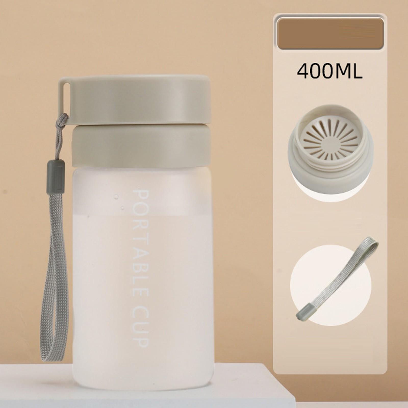 

400ml Sports Water Bottle Portable Large Capacity Cup Summer Ice Cold Water Jug One Size