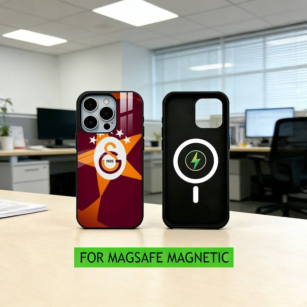 G-Galatasaray-y SK Phone Case For iPhone17,16,15,14,13,12,11 Plus,Pro Magnetic with Magsafe Wireless Charging