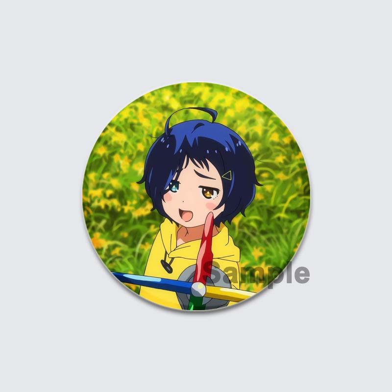 32/44/58mm Anime Wonder Egg Priority Brosche Cartoon Ohto Ai Cosplay Abzeichen Anstecknadel Zubehör für Kleidung Rucksack Dekoration Fan Geschenke