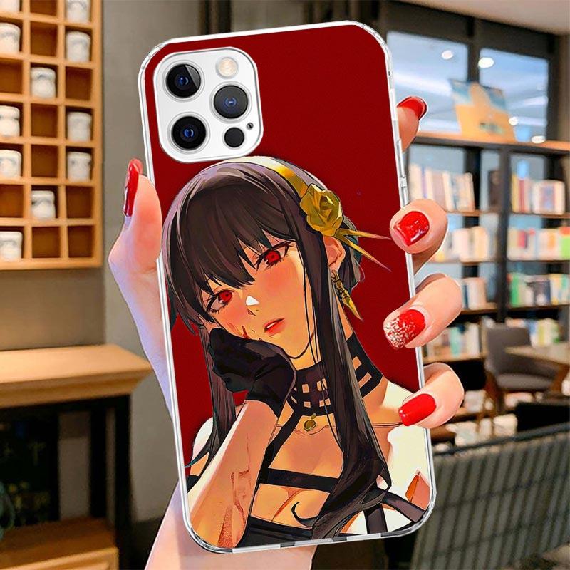 S-Spy Family Yor F-Forger Cover Phone Case For iPhone 16 17 Air 15 14 Pro Max 16E Phone Case 13 Mini 12 11 7 SE 8 Print Pattern