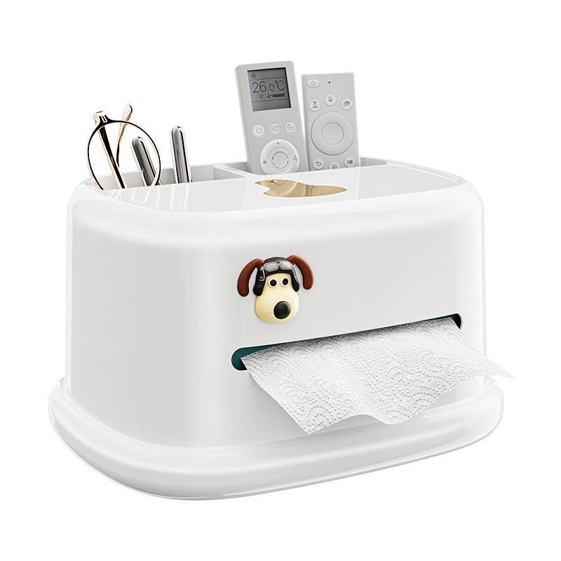 Creative Luxury Multifunctional Tissue Box Desktop Storage Paper Box Desktop Organizer Accessories Tissue Storage Box