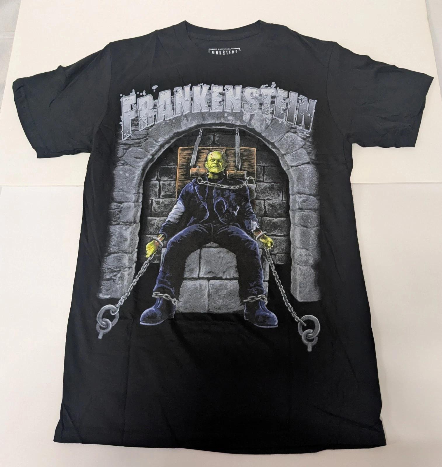 

Frankenstein In Chains Men s T-Shirt Official Universal Classic 1931 Movie Tee 2XL