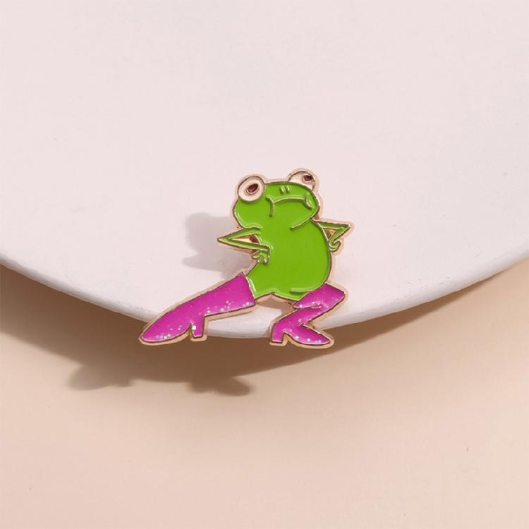 Pink Glitter Boots Frogs Pins Decorations Pink Glitter High Heel Frogs Brooch Pin Charm for Backpacks and Hats Decors