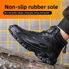New Fashion  Winter Men Safety Work Boots Breathable Steel Toe Cap Indestructible Anti Smashing Male Shoes Footwear