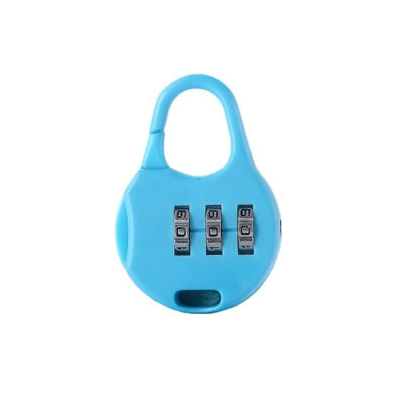 Bag Password Lock 3 Dia L Metal Resettable Combination Padlock Suitcase Password Digit Lock F5 Color Code Lock