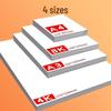 Dutch White A4 Thickened Cardboard: 8K Hand-Painted & A3 Art Paper, 180g