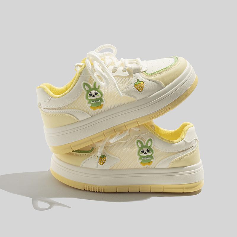 

Spring and summer new board shoes single mesh breathable comfortable sports and leisure single shoes 35