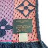 LOUIS VUITTON M70899 Rainbow Monogram wool Escalp Logo Mania Scarf Navy wool Used