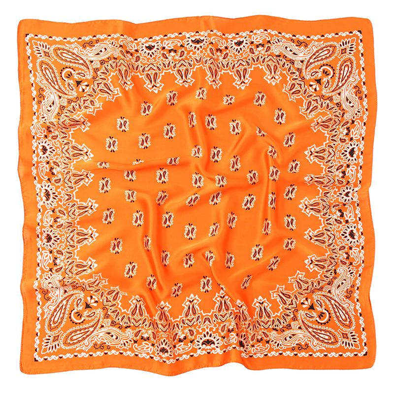 

70см Богемный принт Банданы Узор пейсли Повязки на голову Мода Хип-хоп Квадратный шарф Унисекс Уличная повязка на голову Носовой платок