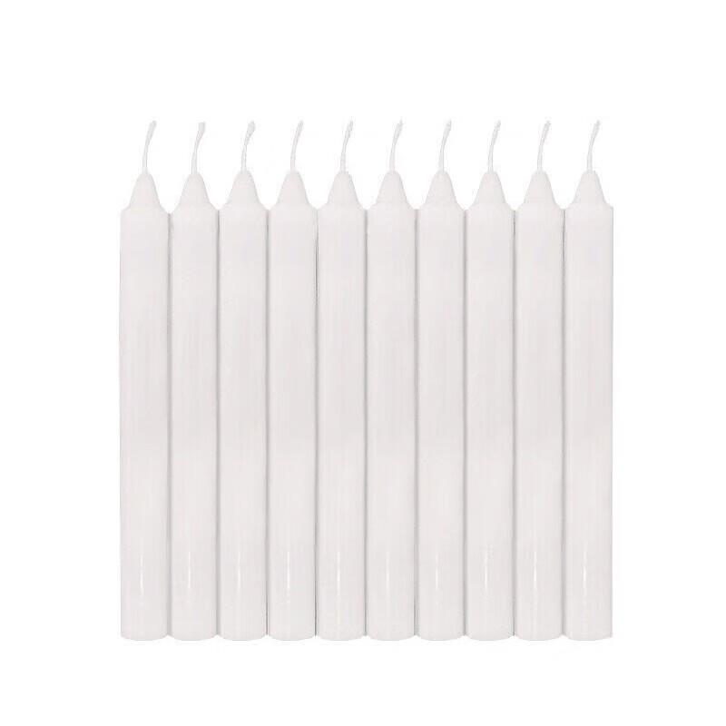 JINGRUIXIANG Long-Stem White Emergency Candles