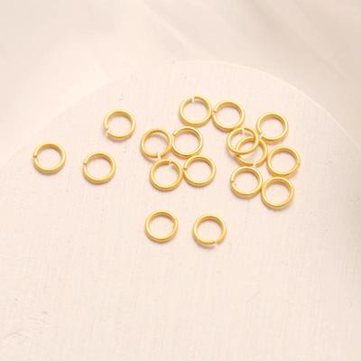 Gold-Plated Color-Preserving Jump Rings for DIY Jewelry: Bracelets, Necklaces, Earrings, Pendants