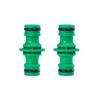 1/2" End Double Male ABS Quick Connector Garden Watering Hose Joint Adapter Extender Set for Pipe Tube