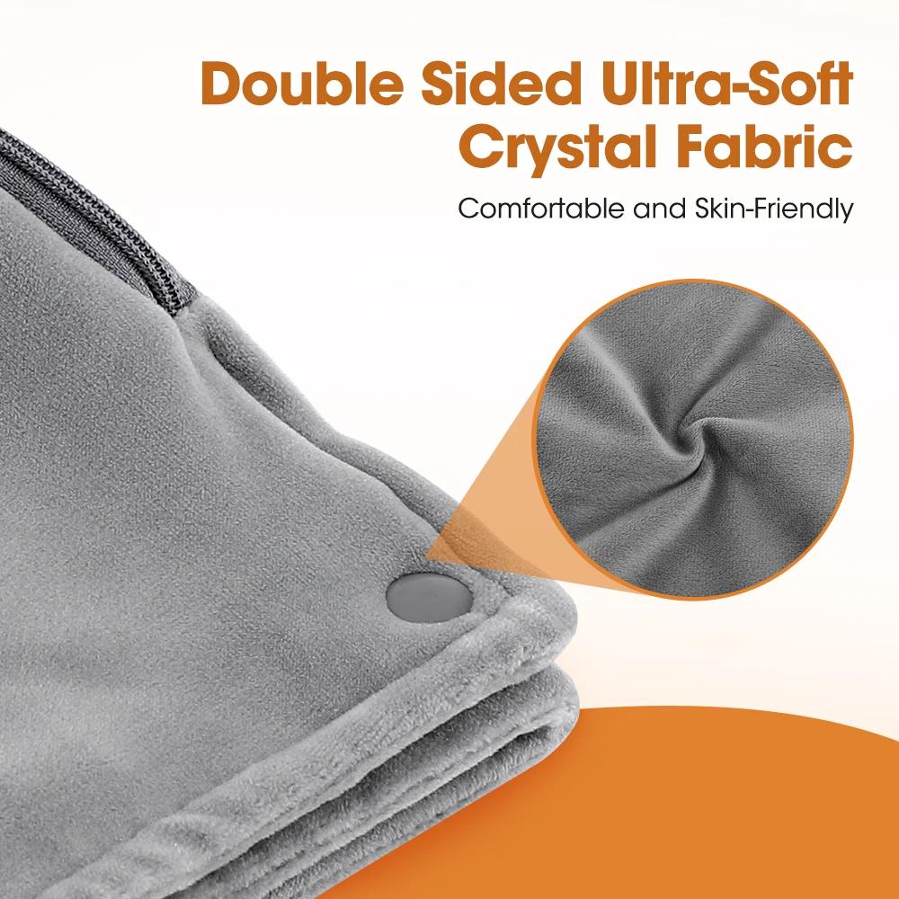 USB 5V/2A Hand Warmer Graphene 3 Gears Warming Hand Pillow Electric Heating Belly Winter Washable Soft Thermal Heated Bag