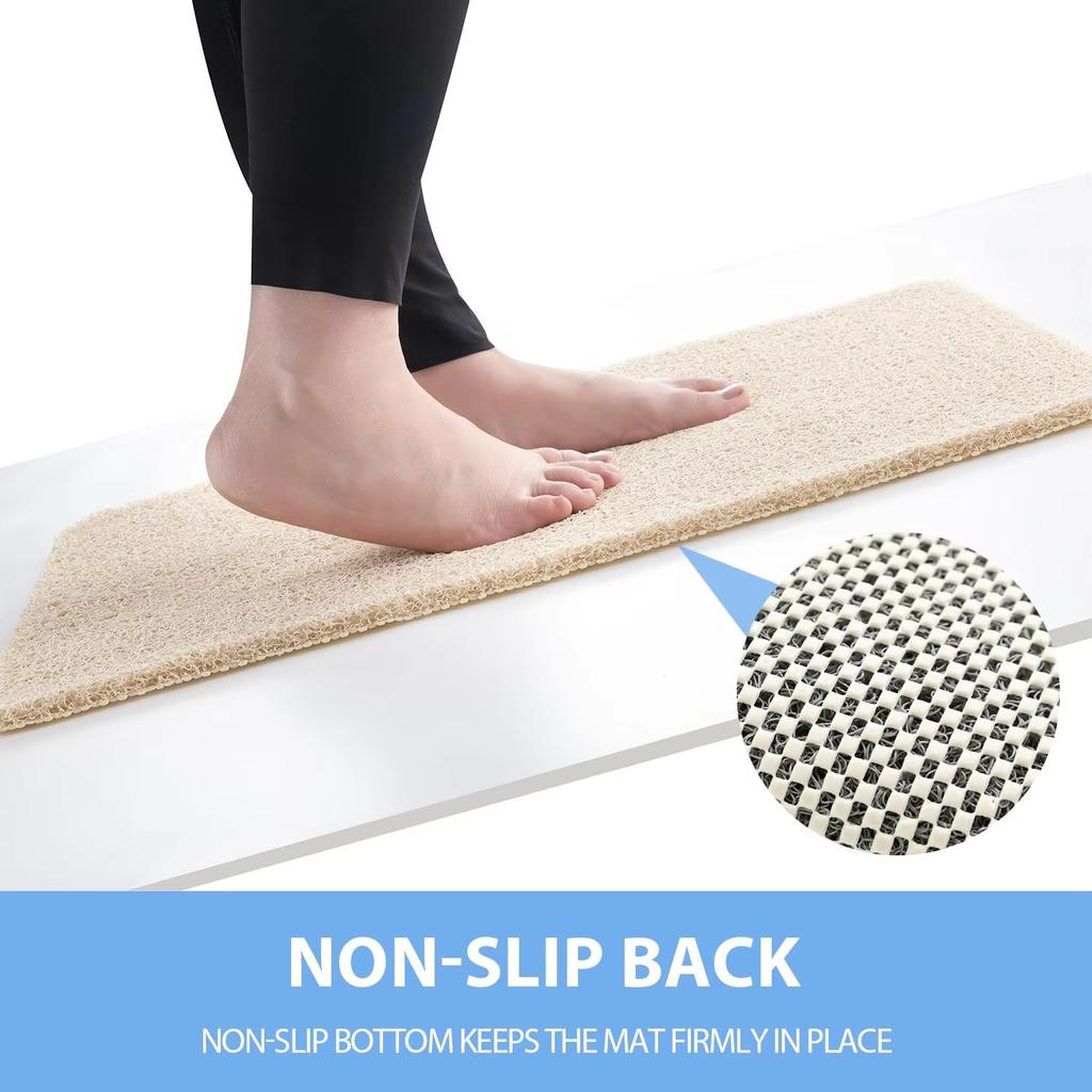 50*80cm Super Comfy Shower Mat DIY Anti Slip Bath Mats Drainable Easy To Clean Washable Bathroom Mat Non-slip Bath Mat Supplies