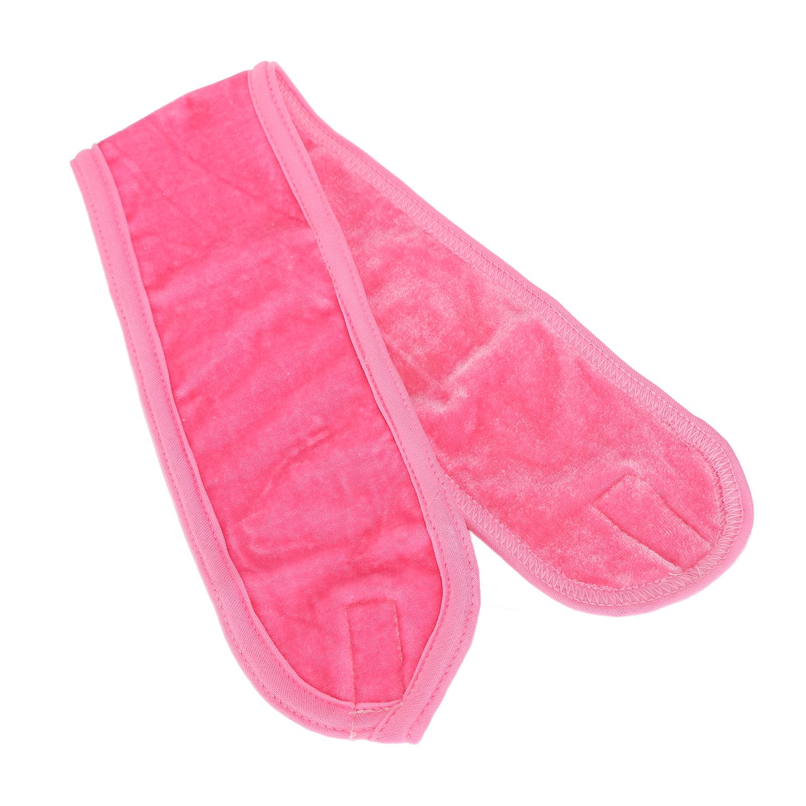 

Повязка для лица СПА Макияж Душ Ванна Обертывание Спортивная повязка Ткань Регулируемая Эластичная Полотенце Pink