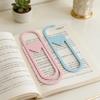 Heart-Shaped Oversized Paper Clip Bookmark PLA Page Marker Romantic Gift for Book Lovers Unique Reading Accessory for Journals Planners