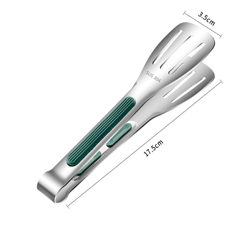 

Stainless Steel Food Tongs Household Kitchen Thickened Heat-resistant Steak Tongs Food Buffet Barbecue Roasted Meat Bread Clips