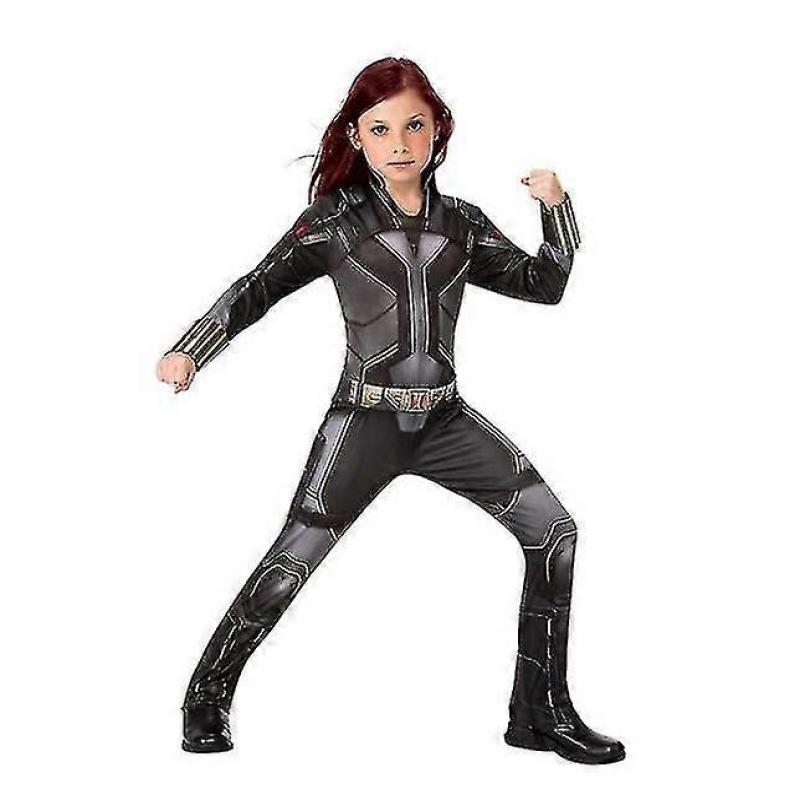 Black Widow Cosplay Coustume For Kids Jumpsuit Movie Character
