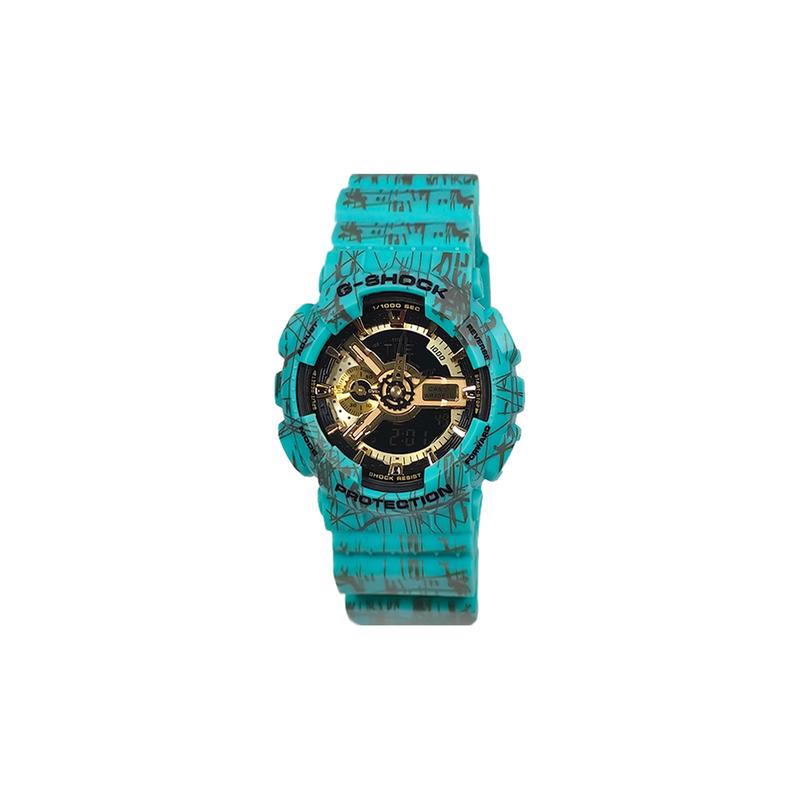 CASIO Customized watch modified series camouflage resin case fashionable men's watch GA-110GB-1A modified-reef fission me GA BaoLieQingBiaoDai