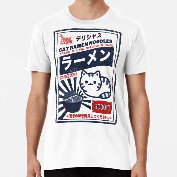 

Cat Ramen T-Shirt S-5XL Best T-Shirt XL