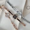 Design Sense Ceramic Cold Wind Exquisite Bracelet Watch Women'S Simple Fashion Temperament Waterproof Niche Light Luxury