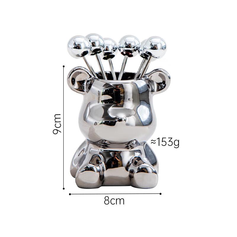 Nordic Bear Stainless Steel Fruit Fork Set